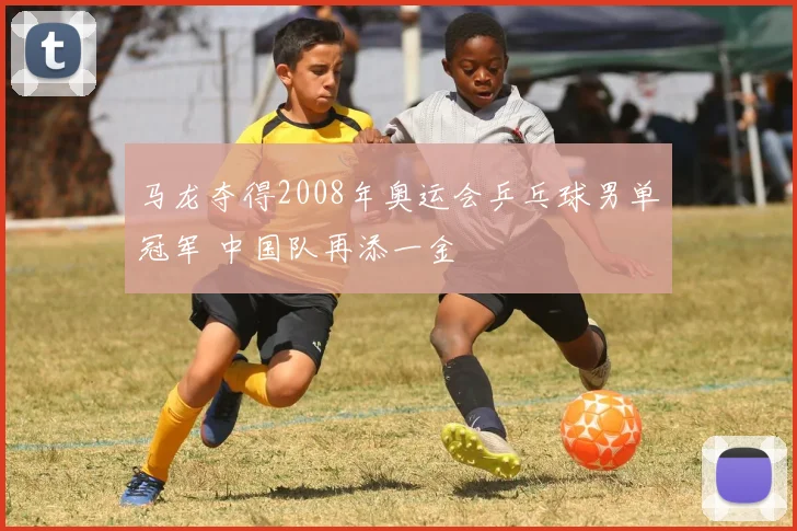 马龙夺得2008年奥运会乒乓球男单冠军 中国队再添一金