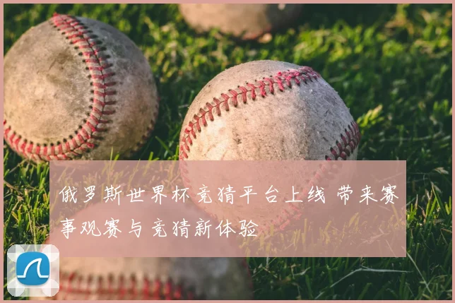 俄罗斯世界杯竞猜平台上线 带来赛事观赛与竞猜新体验